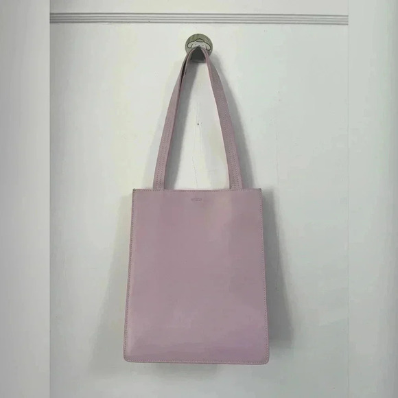 Baggu Leather Retail Shoulder Bag in Pale Orchid RARE - Picture 1 of 7